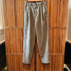 MADEWELL sage green corduroy relaxed trousers 2
